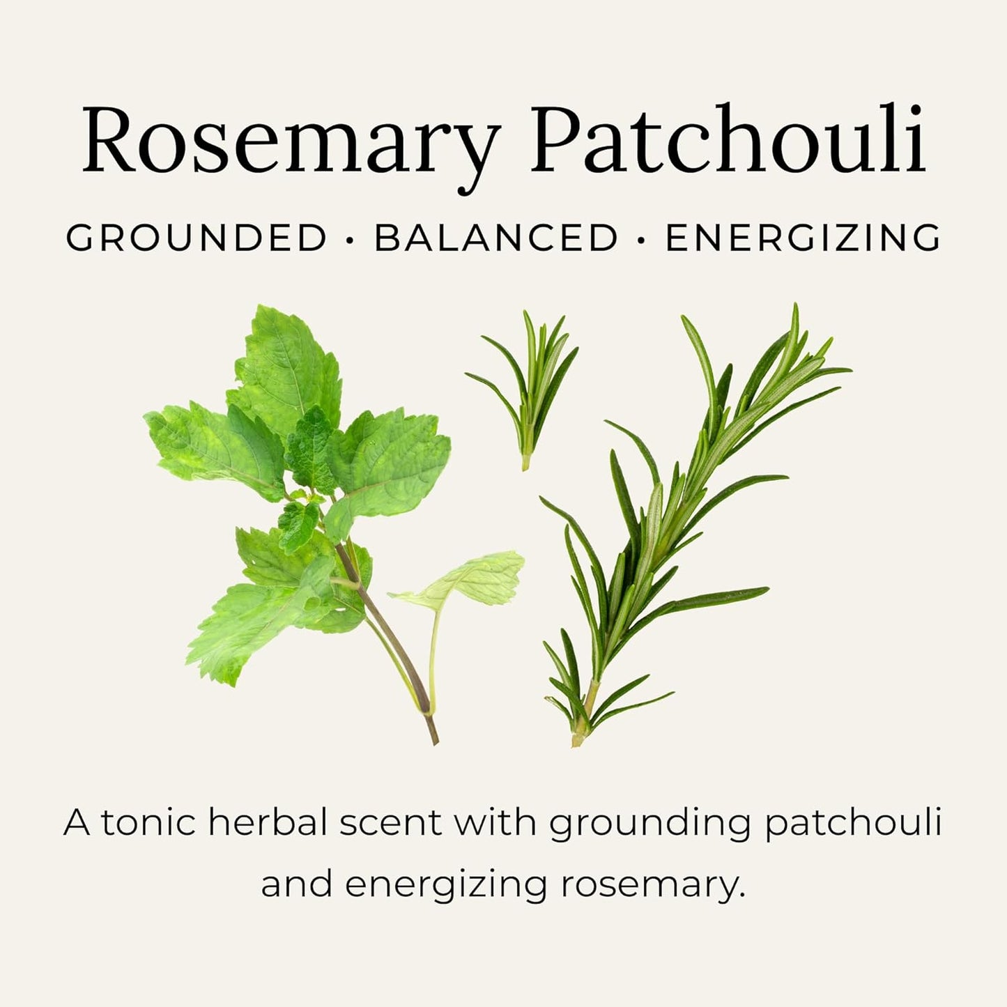 Essential Body Oil - Rosemary Patchouli Scent | Nourishing 4 Ounce Size