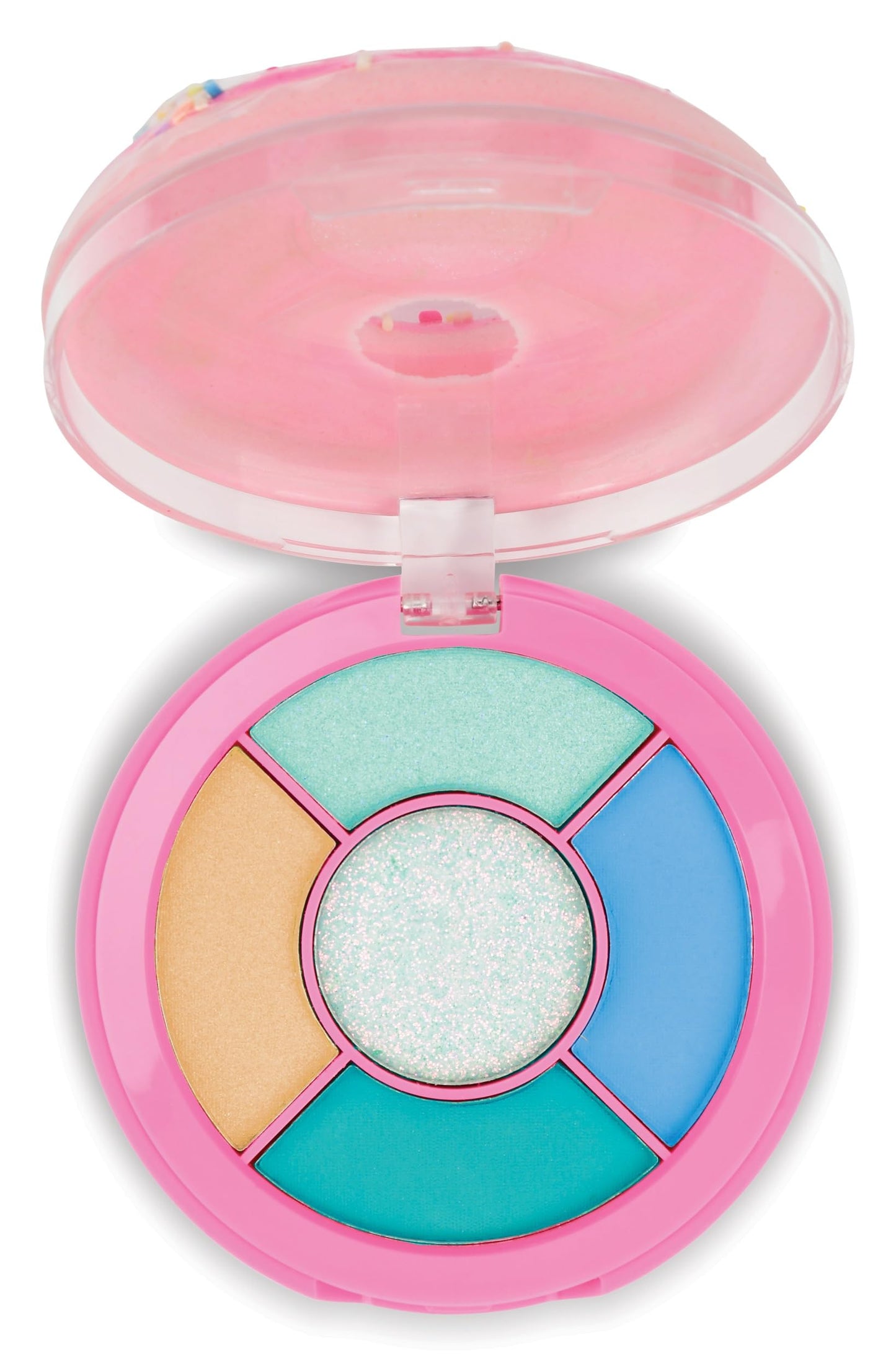 iscream Sprinkle Donut Shaped Glitter Eyeshadow Palette Collection