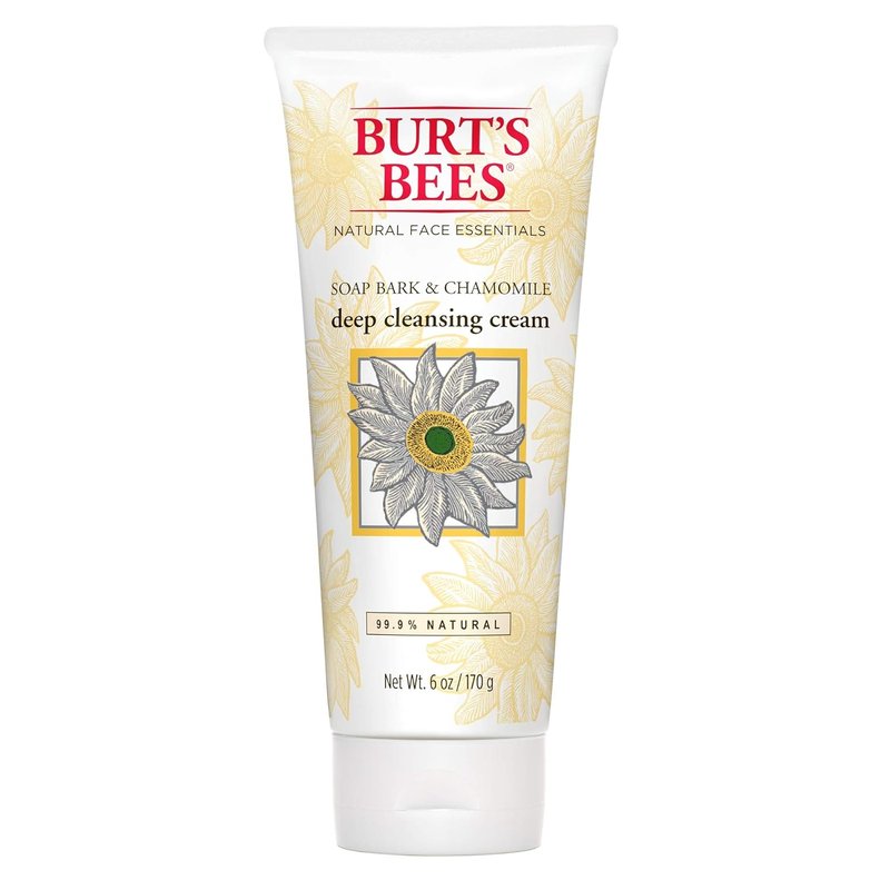Burt's Bees Deep Cleansing Cream - Soap Bark & Chamomile, 6 oz | Pack of 4