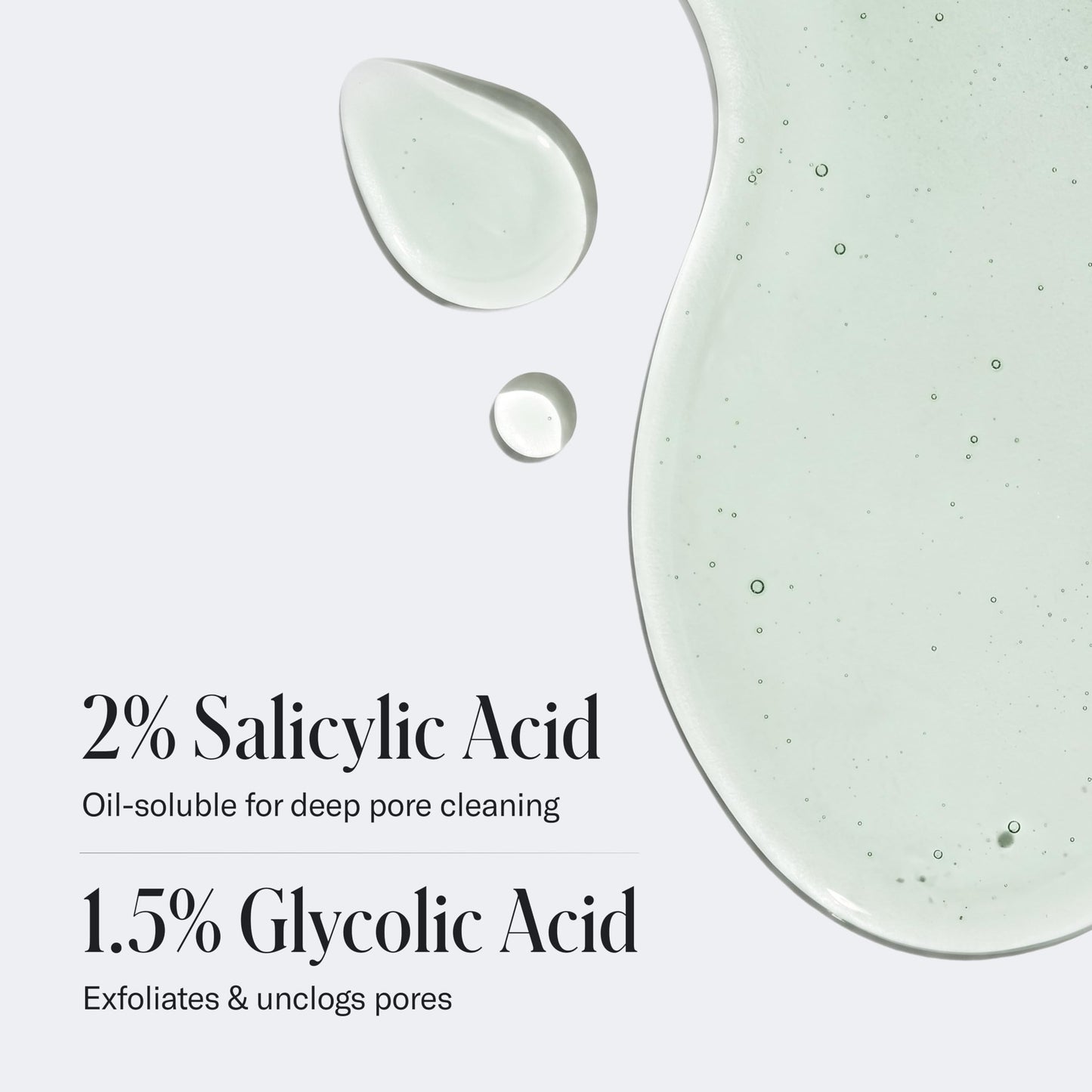 Geologie Acne Control Body Wash | Fresh Eucalyptus | 2% Salicylic Acid + 1.5% Glycolic Acid | Clears Body Acne & Prevents Breakouts | For Men & Women | No Benzoyl Peroxide | 8.4 oz