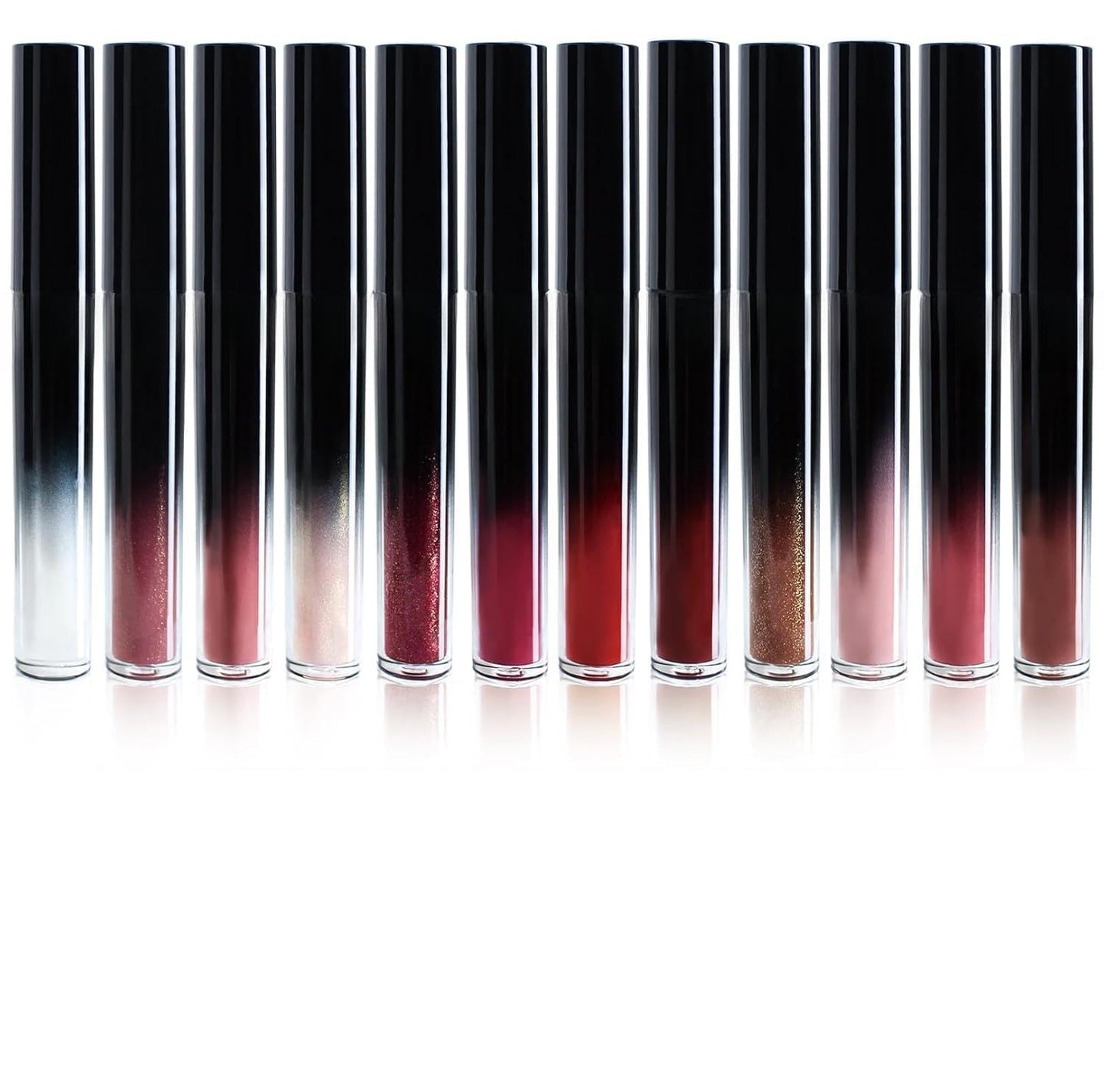 12PCS Lip Gloss Set - Long-Lasting Shiny & Matte Liquid Lipstick | Hydrating Non-Sticky Makeup Kit for Women & Girls