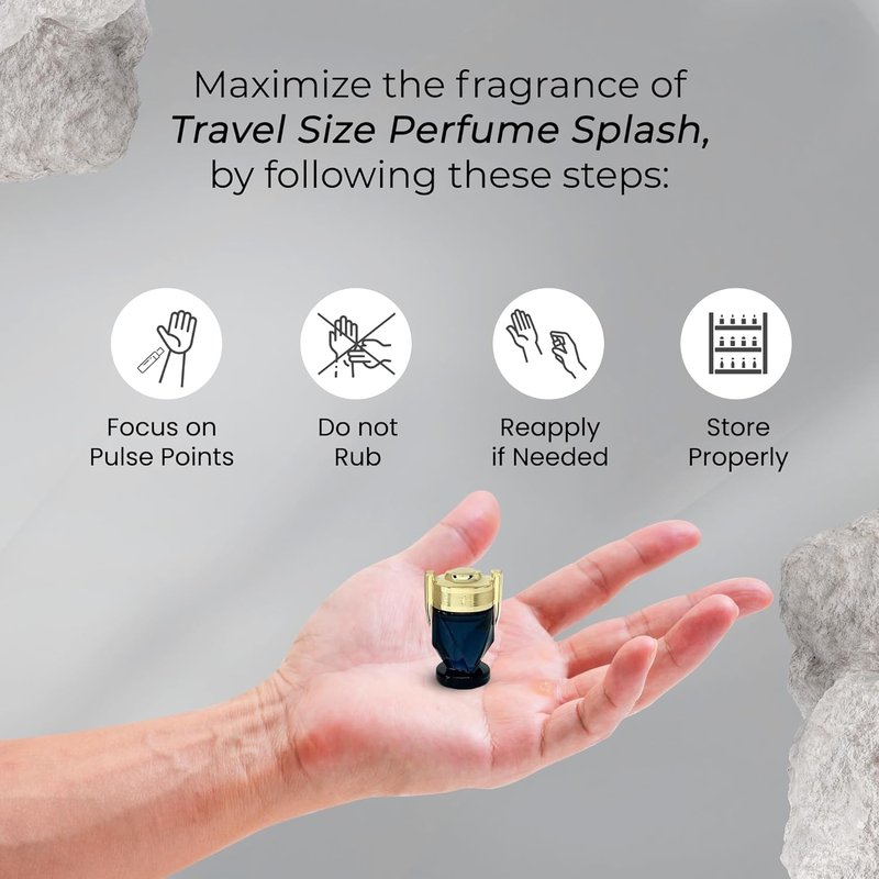 Invictus Parfum for Men - Mini Splash 0.17 oz | Fresh & Invigorating Fragrance