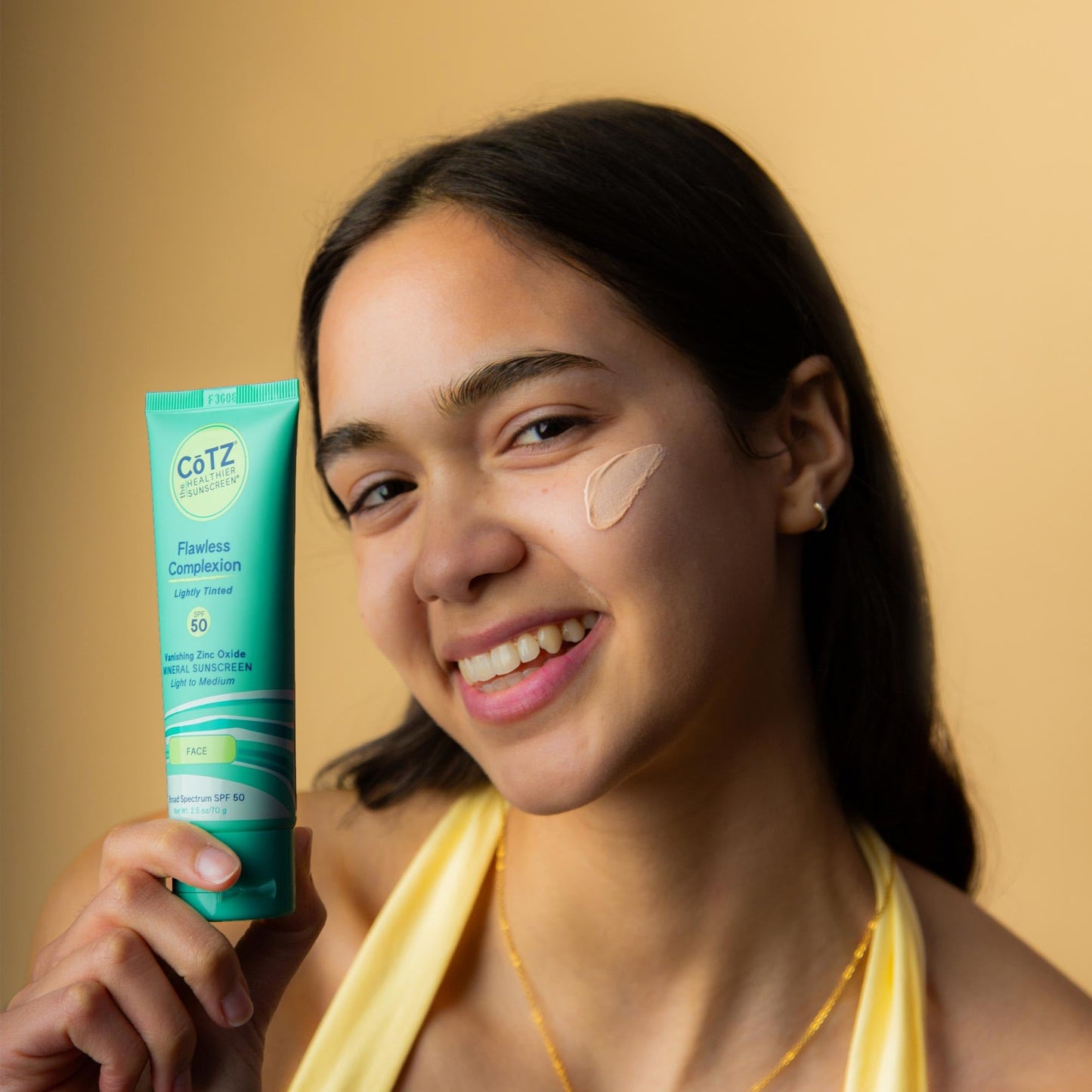 CoTZ Skincare | Flawless Complexion | Lightly Tinted | Facial Mineral Sunscreen Broad Spectrum SPF 50; 2.5 oz / 70 g