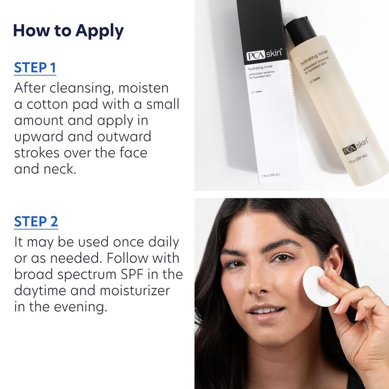 PCA SKIN Hydrating Face Toner - Alcohol-Free Antioxidant Treatment for Pore Purification | Non-Comedogenic Formula