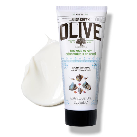 KORRES Olive Body Lotion - Hydrating Moisturizer with Vitamin E & Aloe | 6.76 fl oz for Dry Skin