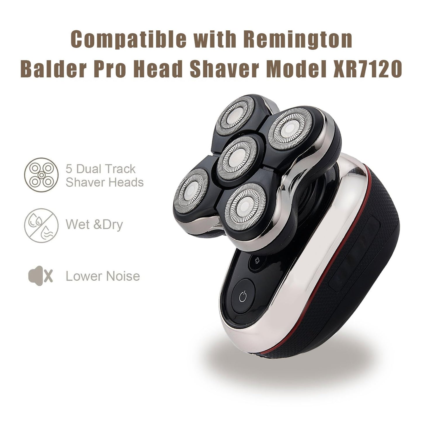 Head Shaver Replacement Blades - Compatible with Remington Balder Pro XR7120 | Precision Electric Shaving for Bald Men