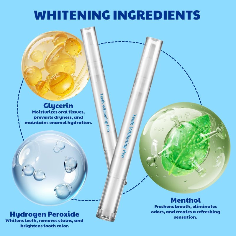 KTSAY Teeth Whitening Pen - Effective Stain Removal Teeth Whitening Gel