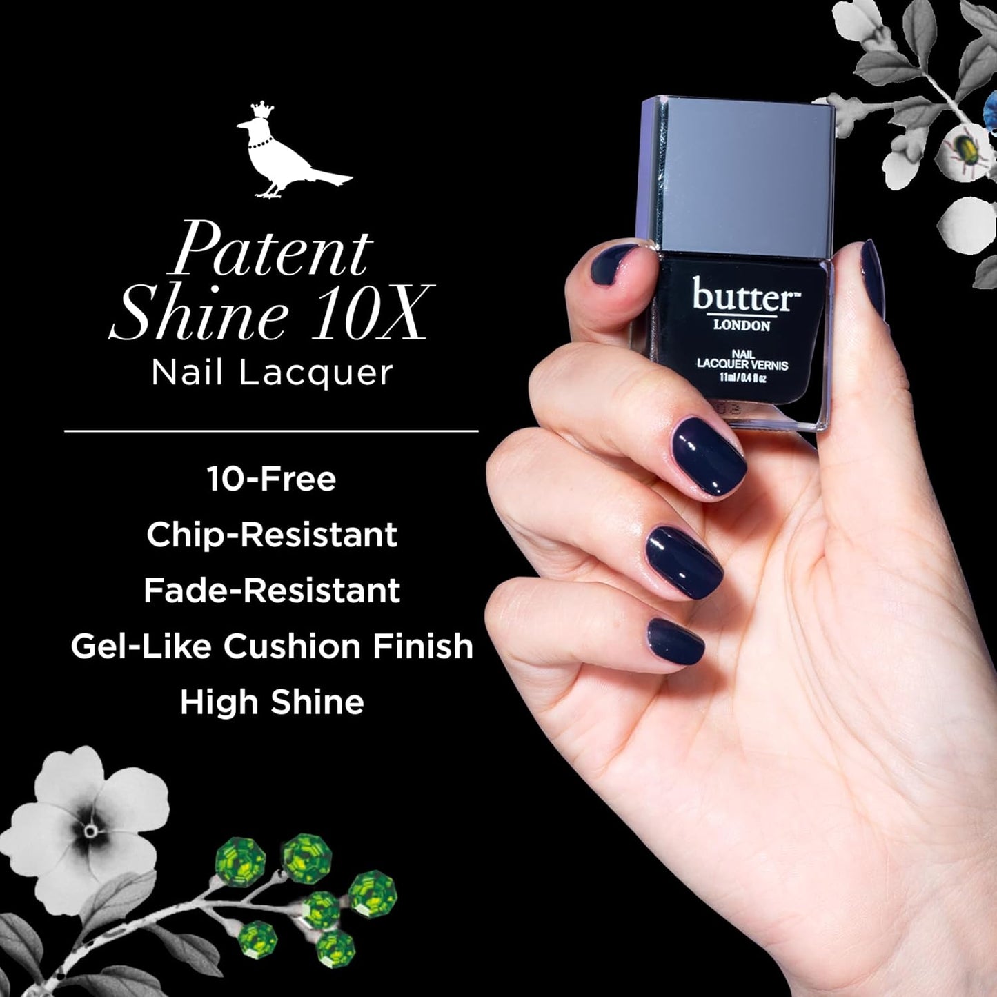 Butter LONDON - Patent Shine 10X Nail Lacquer | Long-Lasting Color & Shine