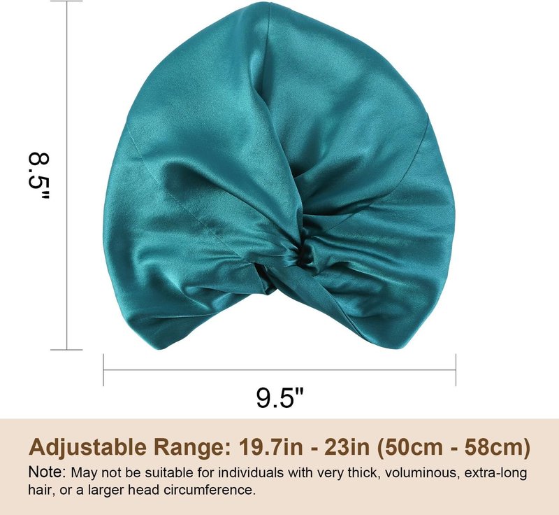 DAISYSILK 100% Pure Mulberry Silk Hair Bonnet | Luxurious Sleep Hair Wrap for Women