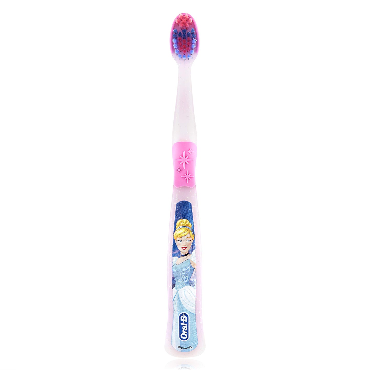 Oral-B New Princess Toothbrush for Little Girls, Children 3+, Extra Soft, Characters Vary - Pack of 6 (Characters Vary)