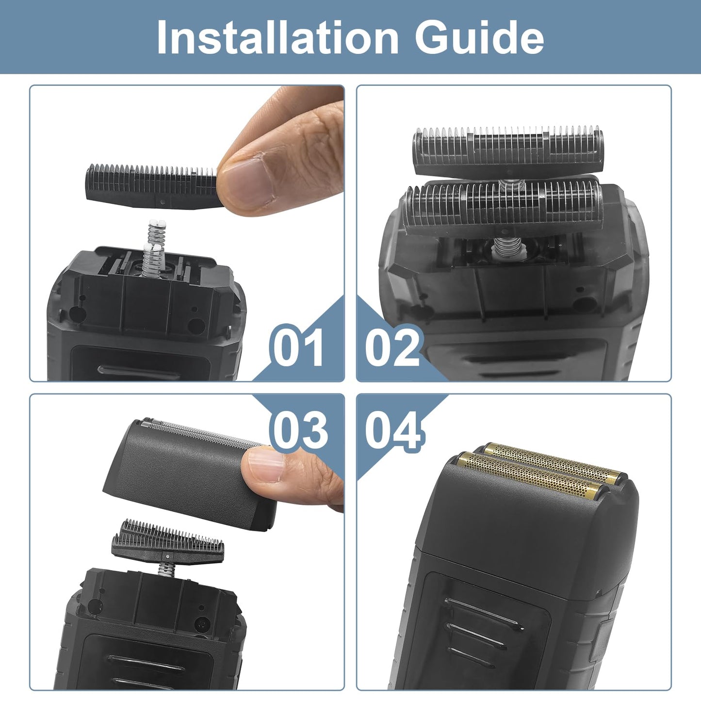 Shaver Replacement foil Compatible with Wahl Vanish Shaver 8173-700