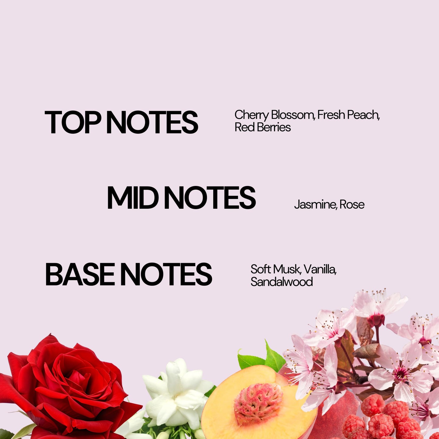 Govertex Bloom Blush Hair & Body Perfume Mist - Cherry Blossom, Jasmine, Vanilla & Peach Perfume | 60ml | Signature Women Fragrance - Long Lasting Hair and Body Mist