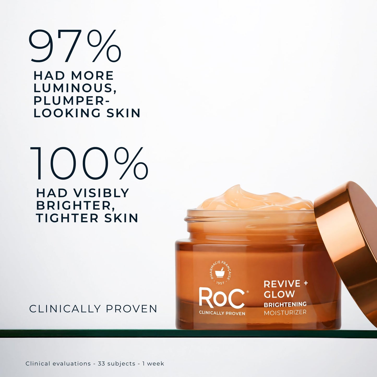 RoC Multi Correxion Revive + Glow 10% Vitamin C Moisturizer for Face, Anti-Aging Gel Cream, Instant Glow, Hypo-Allegenic, Oil-Free, 1.7 Ounces (Packaging May Vary