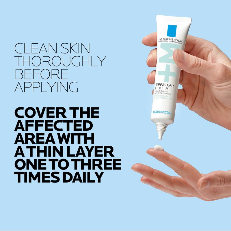 La Roche-Posay Effaclar Salicylic Acid Acne Treatment For Face, Mattifying Acne Gel Cream Spot Treatment for Blackheads, Whiteheads & Pores, Prevents New Pimples, Non-Greasy, Sensitive Skin Safe
