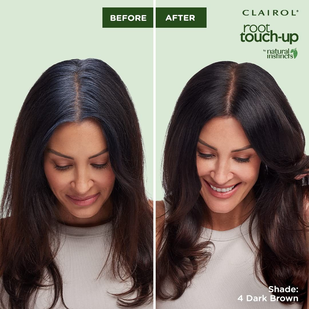 Clairol Natural Instincts 5 Medium Brown, Demi-Permanent Hair Dye & Root Touch-Up Multi-Pack Bundle