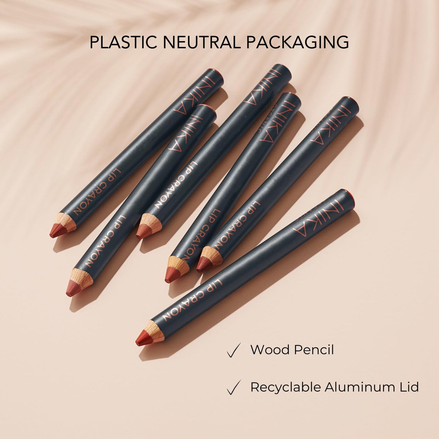 INIKA Organic Long Lasting Lipstick Crayon | Vegan Lipstick + Organic Lip Liner, Hypoallergenic, Cruelty-Free, Satin Finish, Enriched with Vitamin E and Coconut Oil, Crimson 3 g