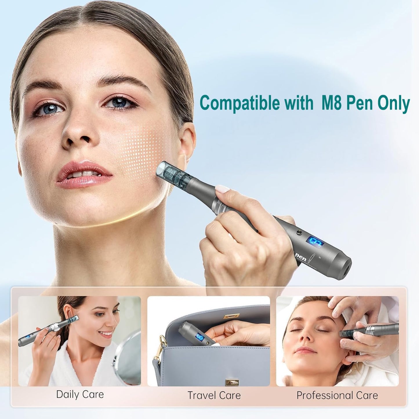 Microneedling Pen Cartridges For Dr Pen Microneedle Machine M8 (10pcs, 16pin) US-16-J1016