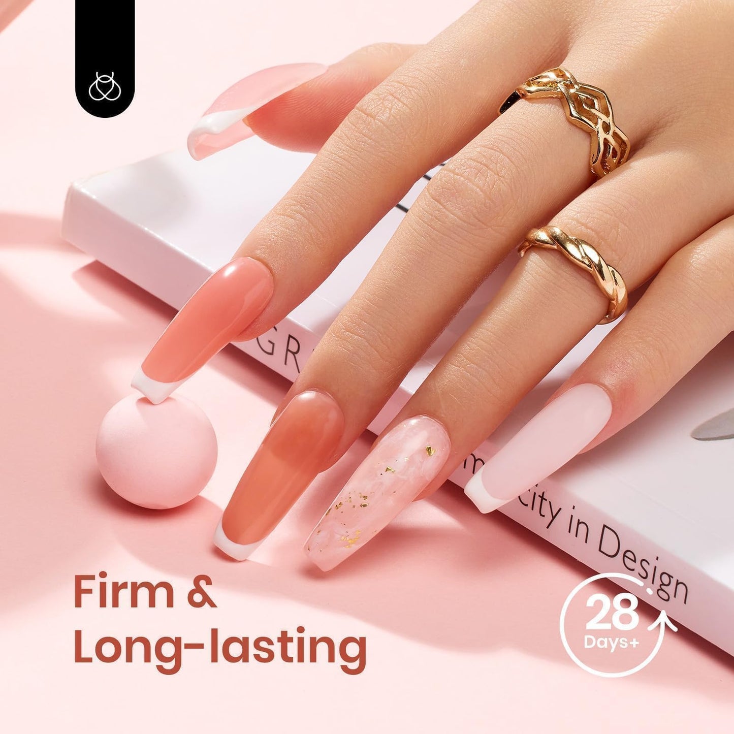 Beetles 30 Colors Poly Extension Gel Nail Kit With U V Lamp Nude Pink Glitter Poly Nail Gel Starter Kit All In One With Nail Art Accessories Manicure DIY Home Salon Gift for Women Girls