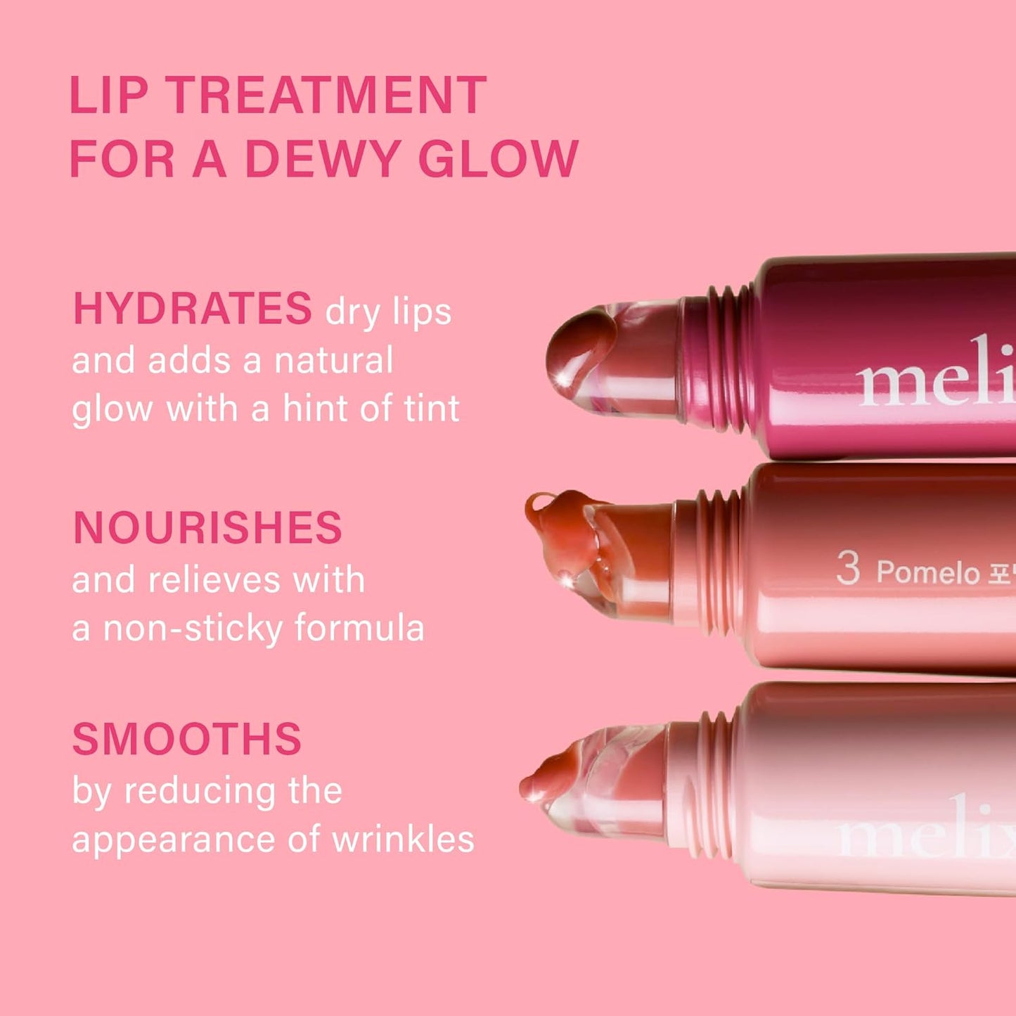 Vegan Lip Treatment - Sheer Tinted Lip Balm for Hydration & Shine | Infused with Collagen & Jojoba Oil - 0.5oz/15g