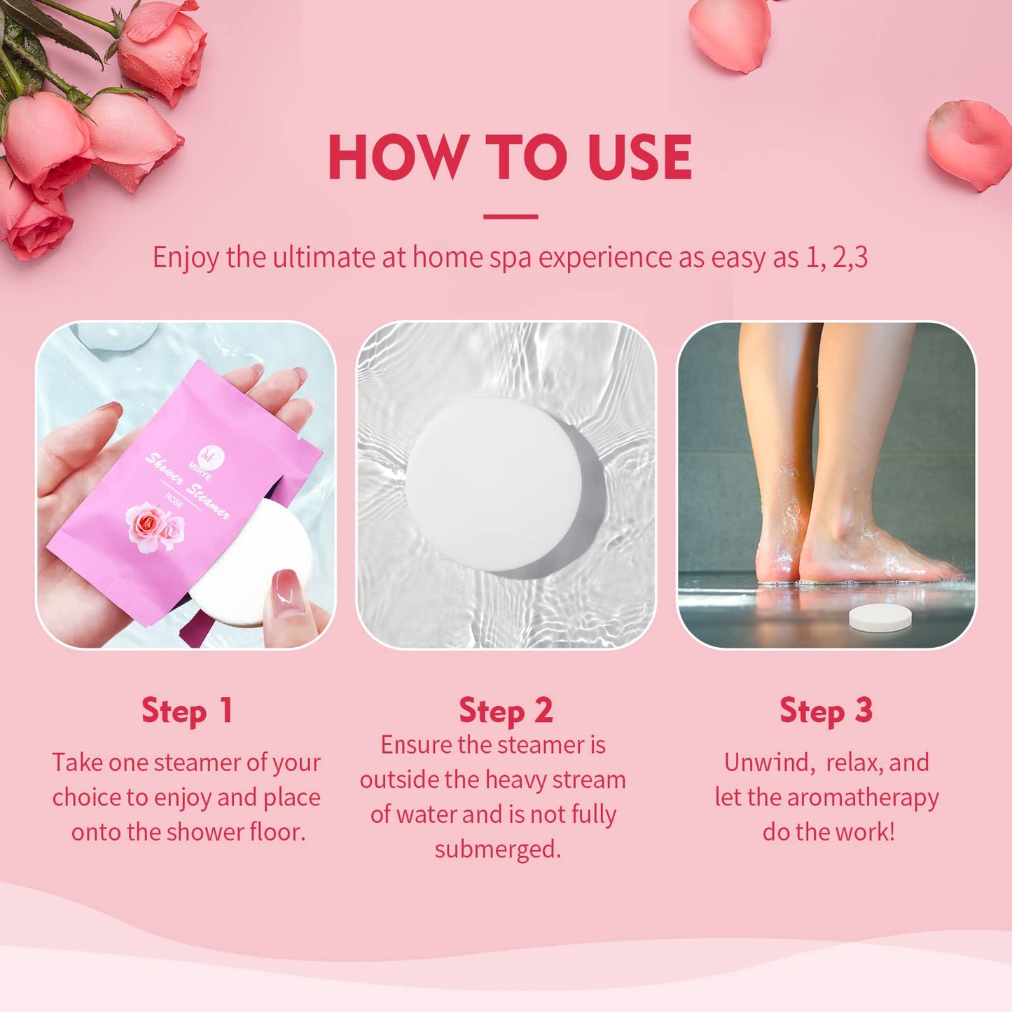 Shower Steamers Aromatherapy Birthday Gifts for Women, 24pcs Travel Essentials, Hotel Shower Spa, Mom Wife Grandma Sister Her Self Care Relaxation with Natural Essential Oils Home