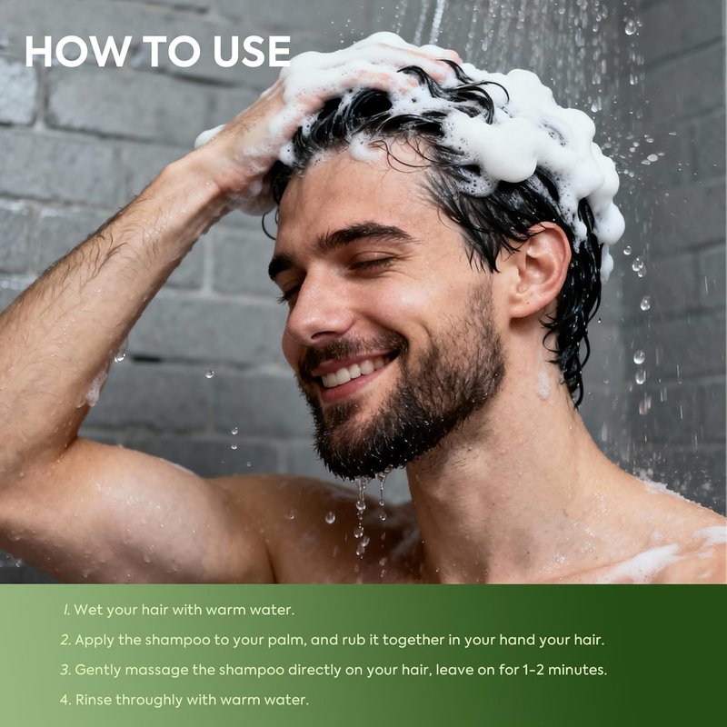 Tea Tree Shampoo for Oily Hair - Clarifying Biotin Formula for Deep Cleansing & Scalp Balance | 16.9 FL OZ