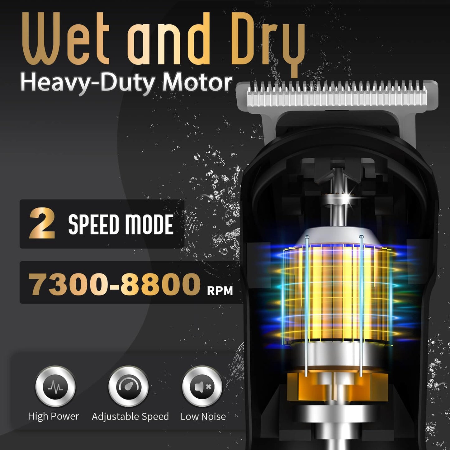 Gifts for Men, Ufree Beard Trimmer with Charger, Electric Razor Shavers Hair Clippers for Men, Nose Hair Trimmer Mustache Body Face Beard Grooming Kit