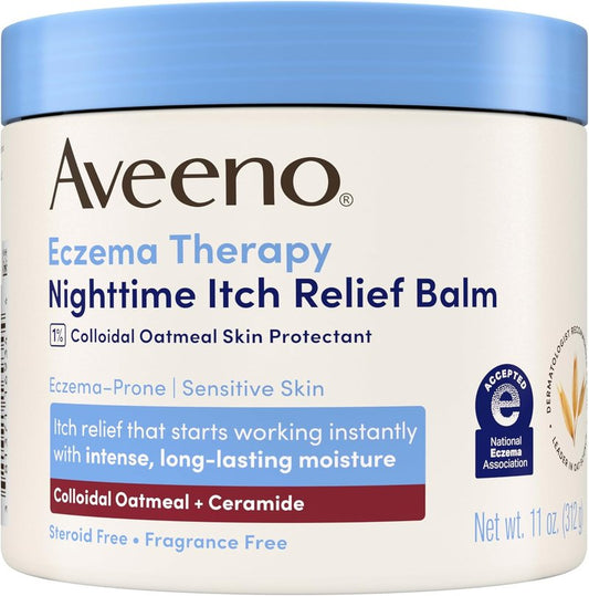 Aveeno Eczema Therapy Balm - Colloidal Oatmeal Formula for Itchy Skin | 11 oz Moisturizing Relief