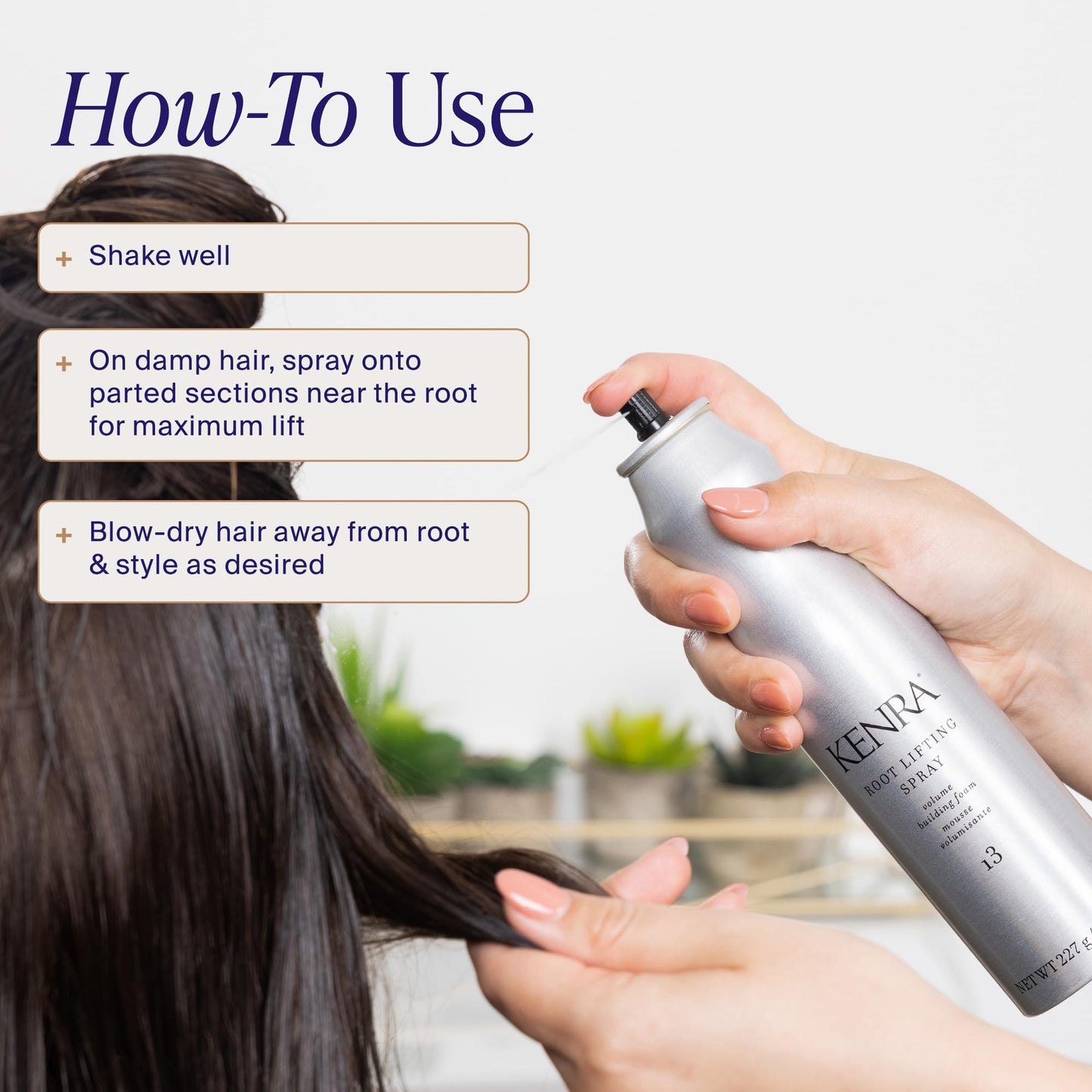 Kenra Professional Root Lifting Spray 13 | Volumizing Foam | All Hair Types | 8 oz
