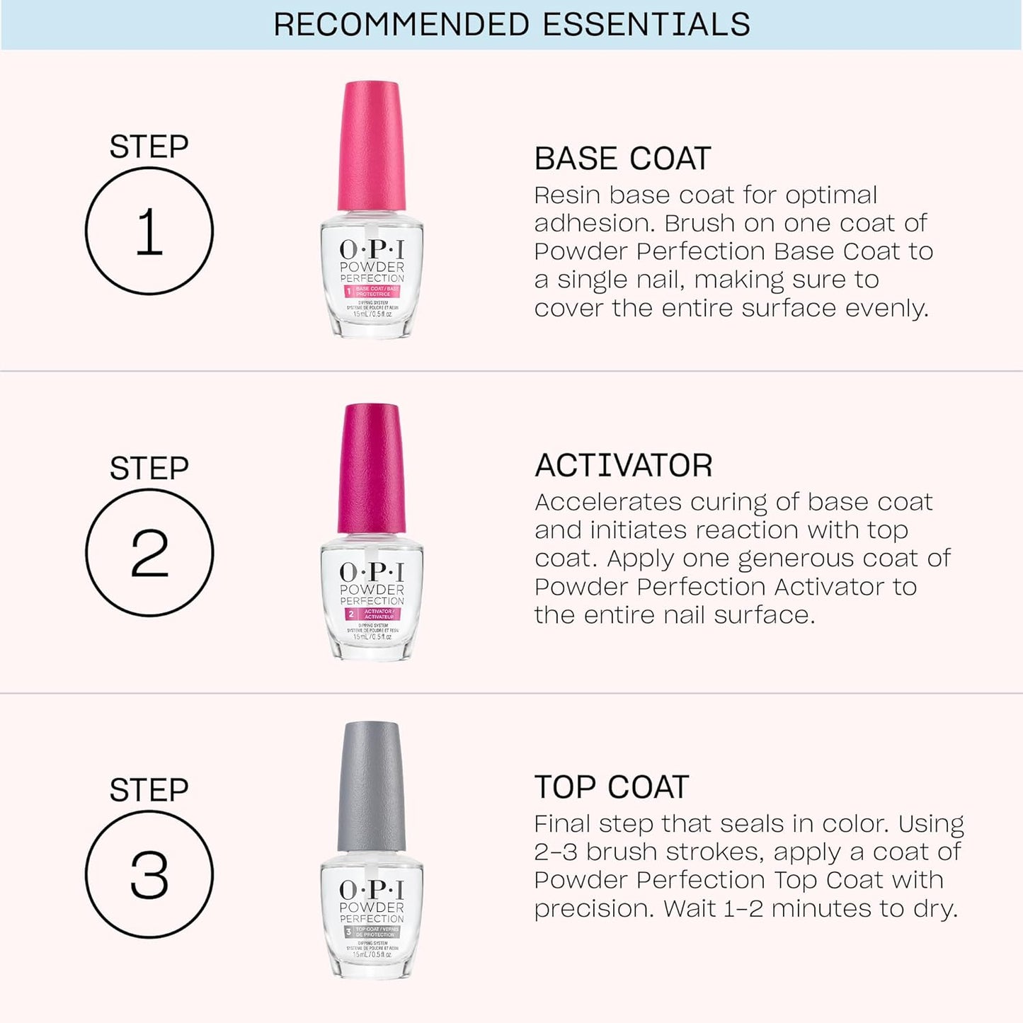 OPI Nail Dipping Powder Set - Clear Color Protection for Long-Lasting Wear | Acrylic Alternative