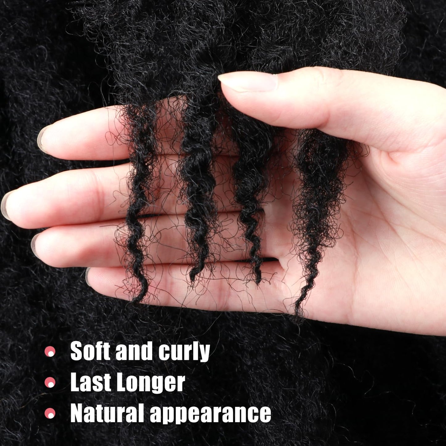 Marley Twist Braiding Hair-18Inch 8packs Cuban Twist Hair Soft Marley Hair for Black Women(1B, 18 Inch (Pack of 8))