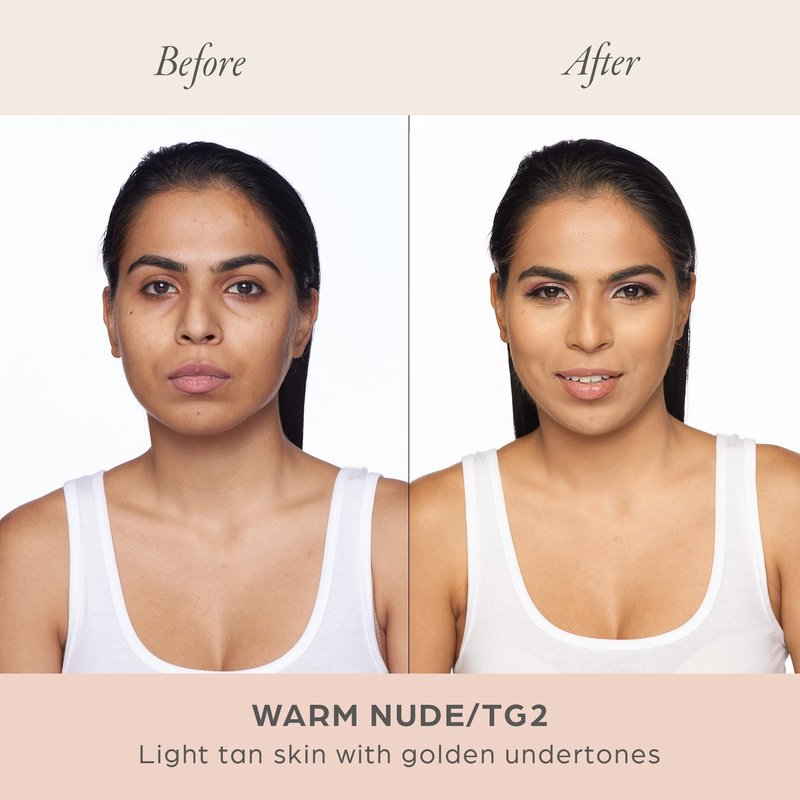 PÜR MINERALS 4-in-1 Love Your Selfie Longwear Foundation & Concealer, Full Coverage Liquid Foundation, Hydrating Formula, Cruelty Free