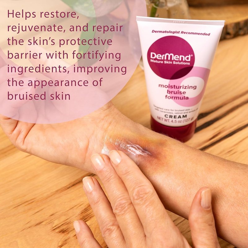 Dermend Arnica Bruise Cream with Vitamin K – Bruise Cream for Thin & Mature Skin – Moisturizing Formula with Retinol, Ceramides & Arnica Oil – Dermatologist Recommended – 4.5 oz