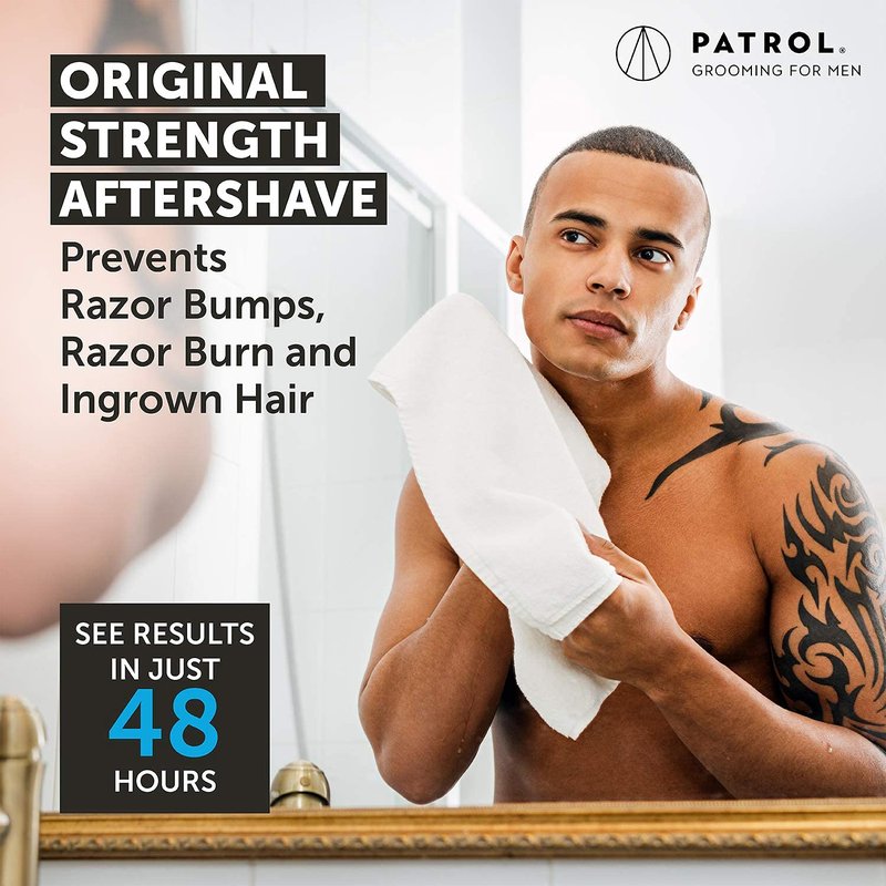 Bump Patrol Aftershave Treatment Serum - Ingrown Hair & Razor Bump Stopper with Salicylic Acid | 4 oz (Pack of 2)