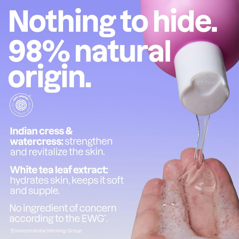 ATTITUDE Body Wash, EWG Verified Shower Gel, Dermatologically Tested, Plant and Mineral-Based, Vegan Personal Care Products, Coconut & Wild Berries Scent, 16 Fl Oz (Pack of 3)