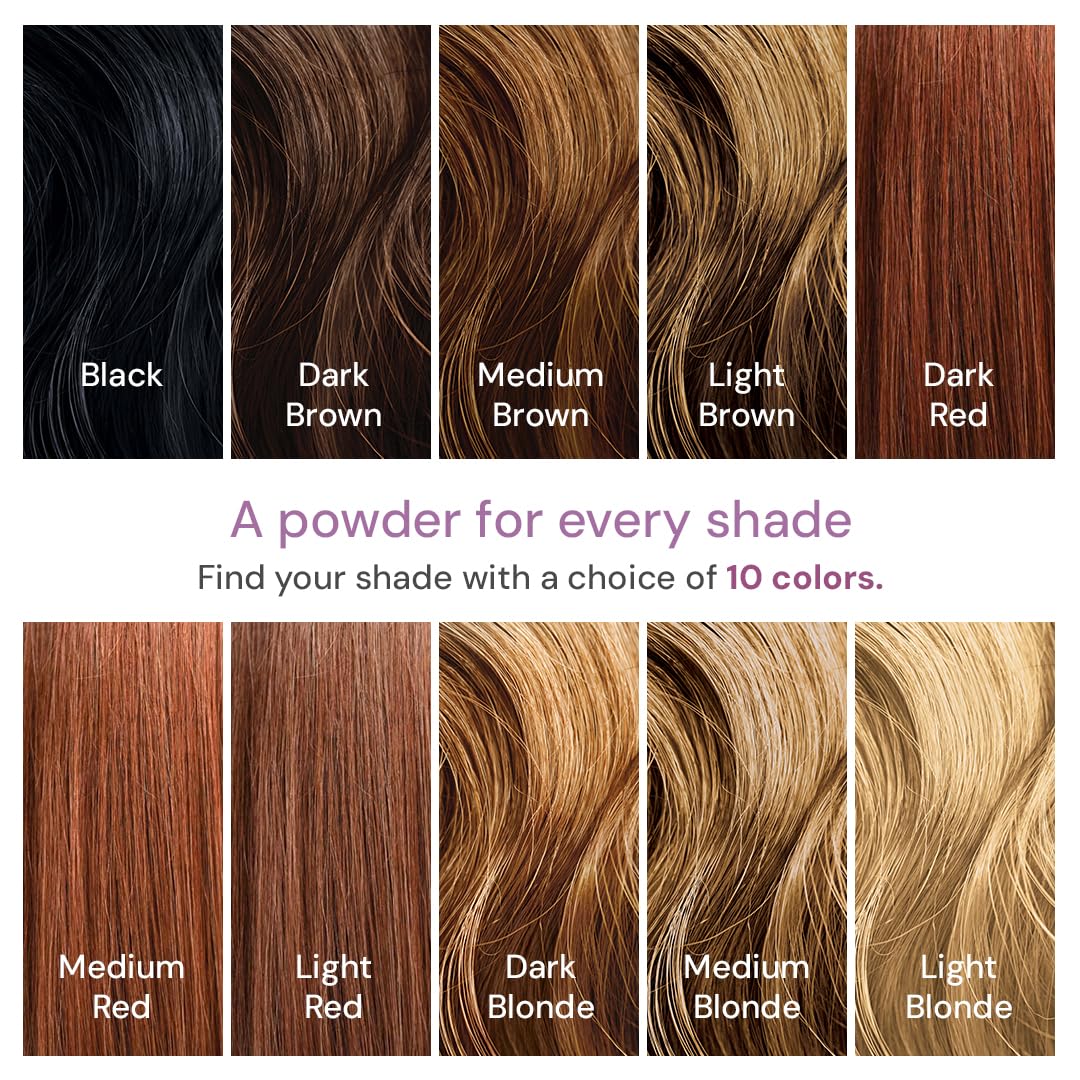 Style Edit Root Touch Up Powder | Temporary Hair Color for Gray Roots and Thinning Hair | Salon-Quality, Transfer-Resistant Hair Concealer | Medium Brown, 0.13 oz (Pack of 1)