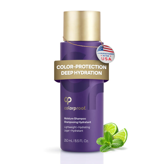 Colorproof Sulfate-Free Moisturizing Shampoo For Women Hydrating Shampoo With Mojito Mint Scent Vegan And Color-Safe Formula Adds Volume & Protects Hair Color
