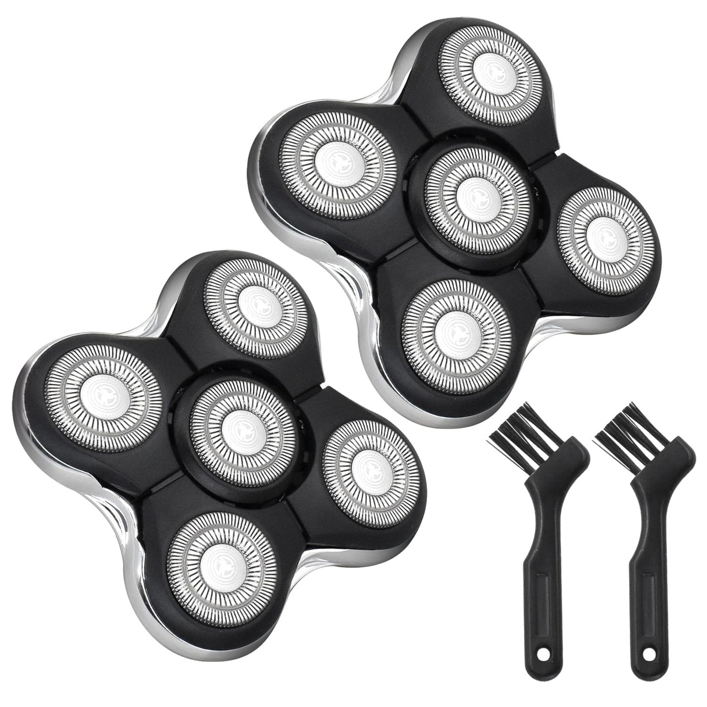 Pinkind Replacement Blades Compatible with Remington Balder Pro Head Shaver Model XR7000, 5 Dual Track Heads for Remington Shaver, Precision Electric Shaving for Bald Men,2 Pack