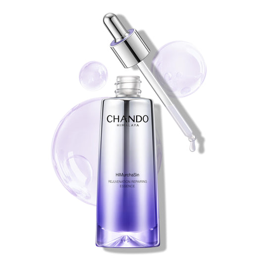 CHANDO HIMALAYA Advanced Repair Face Serum (35mL/1.18oz) - Anti Aging Hydrating Essence with Rose Extract & Hyaluronic Acid & Peptide for Renew Resurfacing, Visibly Hydrates & Plumps Skin