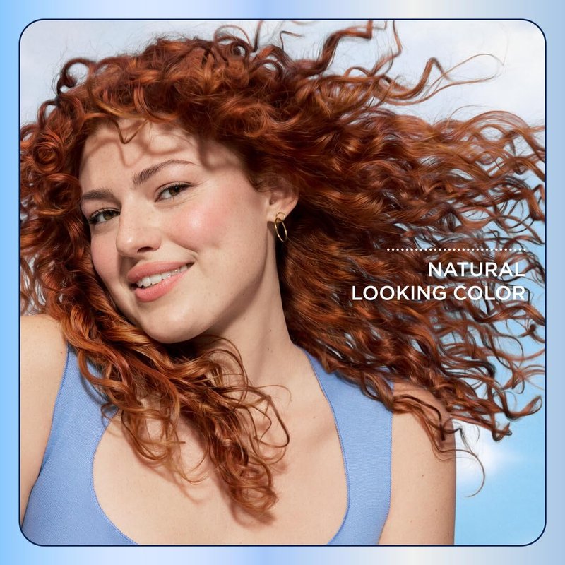 Clairol Nice'n Easy Permanent Hair Dye, 6R Light Auburn | 100% Gray Coverage | Long‑Lasting, Natural‑Looking Color & Shine | Pack of 3
