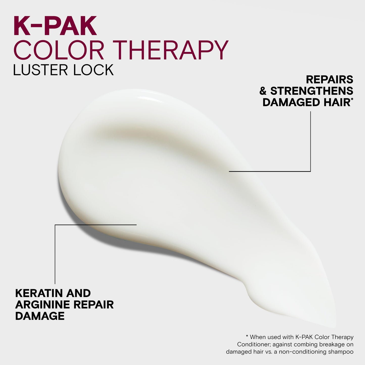 Joico K-PAK Color Therapy Luster Lock Instant Shine & Repair Treatment | For Color-Treated Hair | Boost Color Vibrancy | Repair Breakage | With Keratin & Argan Oil | 8.5 Fl Oz