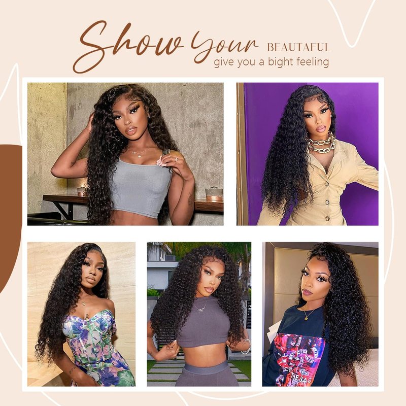 SERUYLEO Water Wave One Bundles 20 Inch 12A Brazilian Virgin Curly 1 Bundles Human Hair 100% Unprocessed Human Hair Bundles Natural Black Color (water wave 1 bundles, 20 Inch)