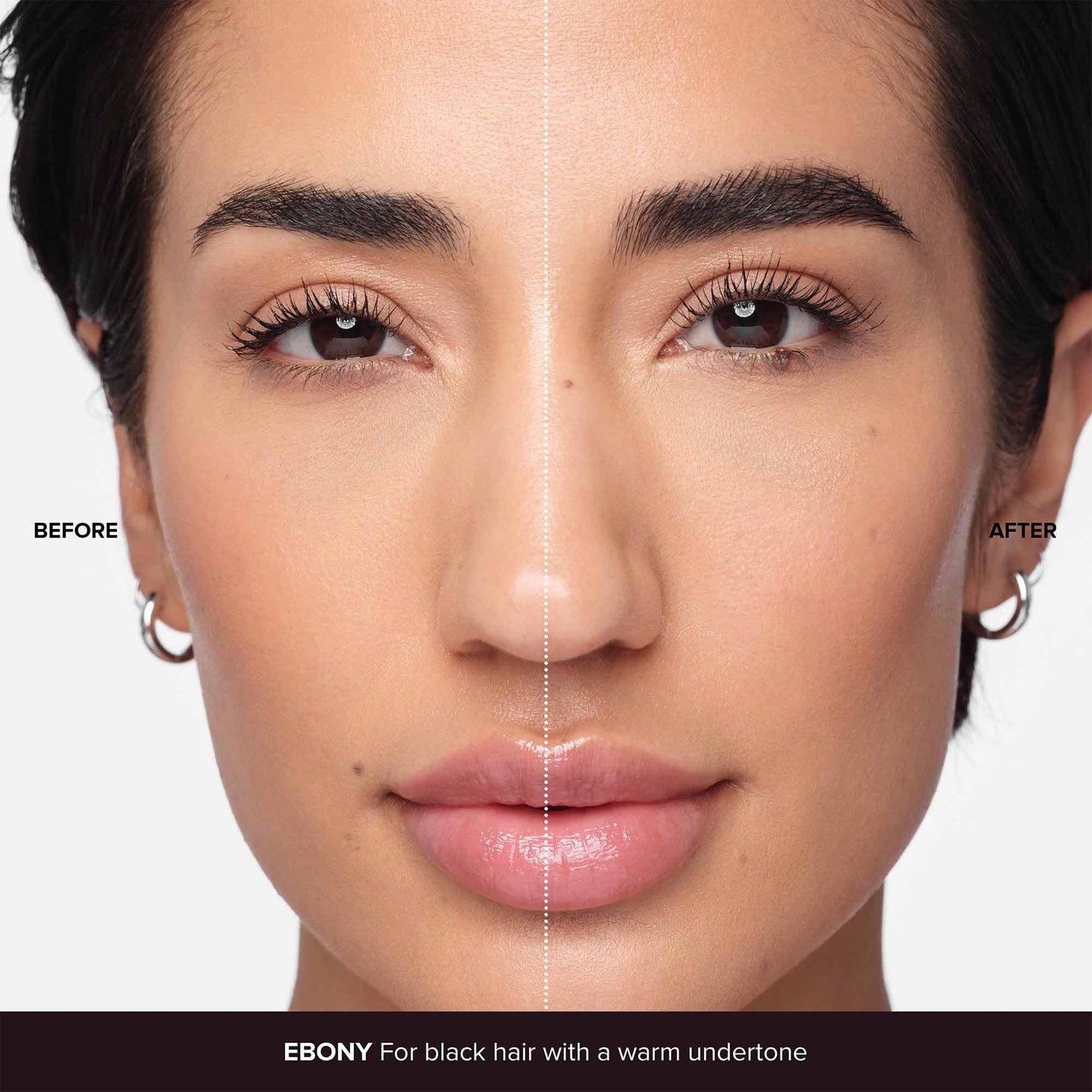 Anastasia Beverly Hills Volumizing Tinted Brow Gel - Lightweight Buildable Volumizing Brow Gel for Natural Tint, Fullness & Definition with Long-Wearing Up to 24-Hour Hold - Ebony