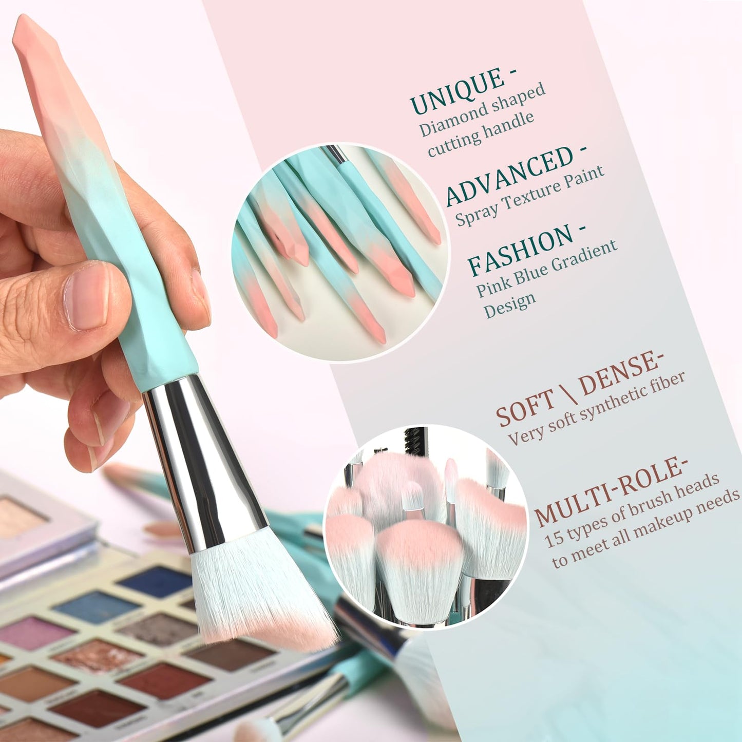 111 30Pcs Black makeup brushes and makeup sponges makeup tool set makeup brushes set natural synthetic eye shadow foundation make-up facial mixed powder blusher concealer eye makeup brush set