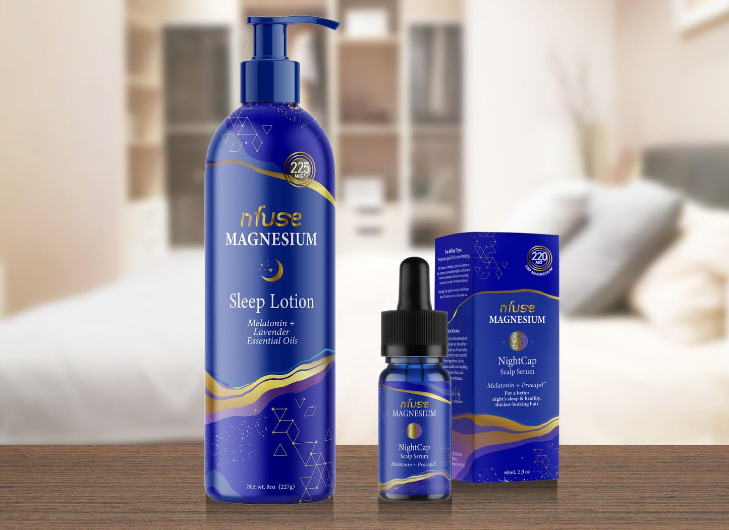nfuse NightCap Hair Growth Serum with Melatonin, Magnesium, & Peptides, Nighttime Scalp Serum for Thinning Hair, Reduces Shedding & Supports Fuller, Thicker, Healthier Hair, Relaxation & Sleep Support