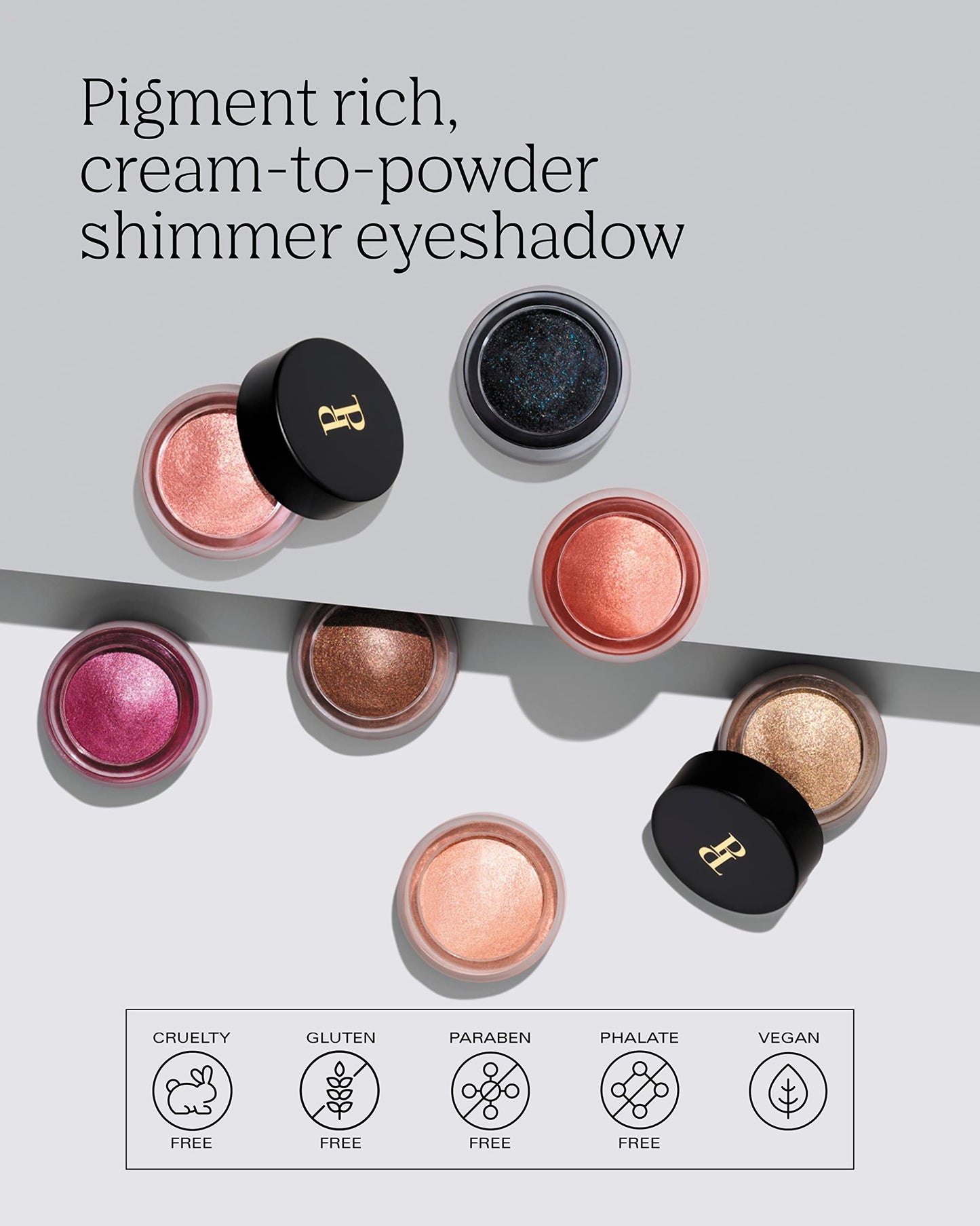 PDL Cosmetics by Patricia De León | Exotic Hyponic Cream Eyeshadow (Confident Copper) | Highly Pigmented Cream-to-Powder Copper Metallic Eye Makeup for Instant Shimmer | Long-Lasting Moisturizing Formula | Vegan | .16 oz