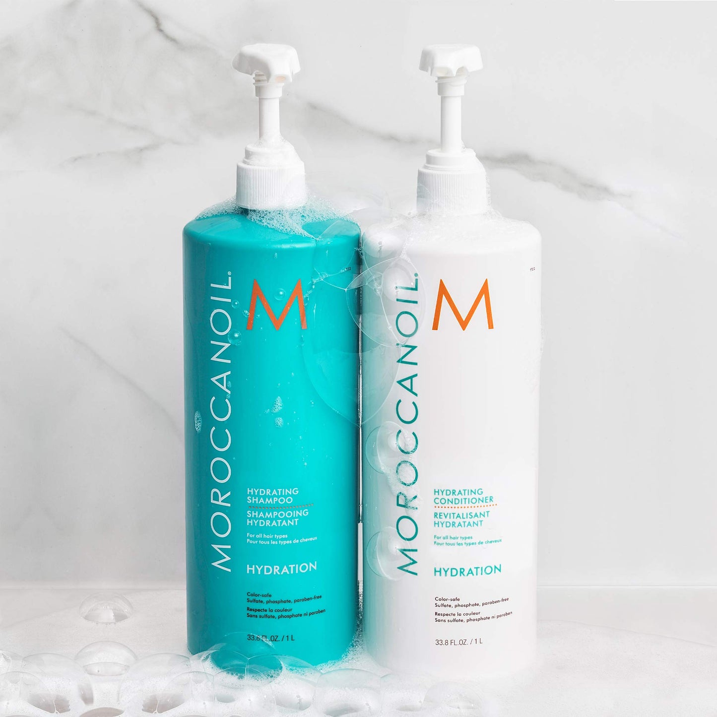 Moroccanoil Hydrating Shampoo and Conditioner Bundle, 33.8 Fl. Oz. Set