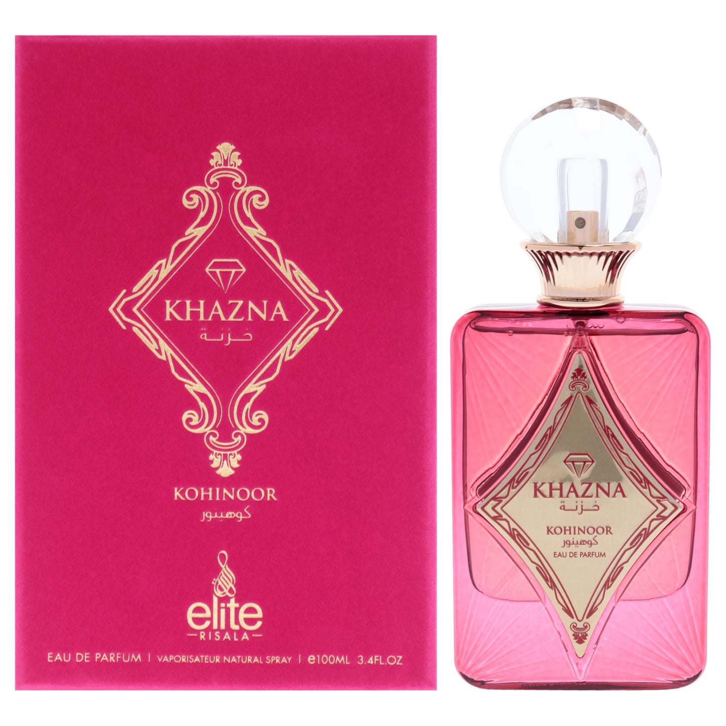 Risala Elite - Khazna Kohinoor for Unisex - 3.4 oz EDP Spray