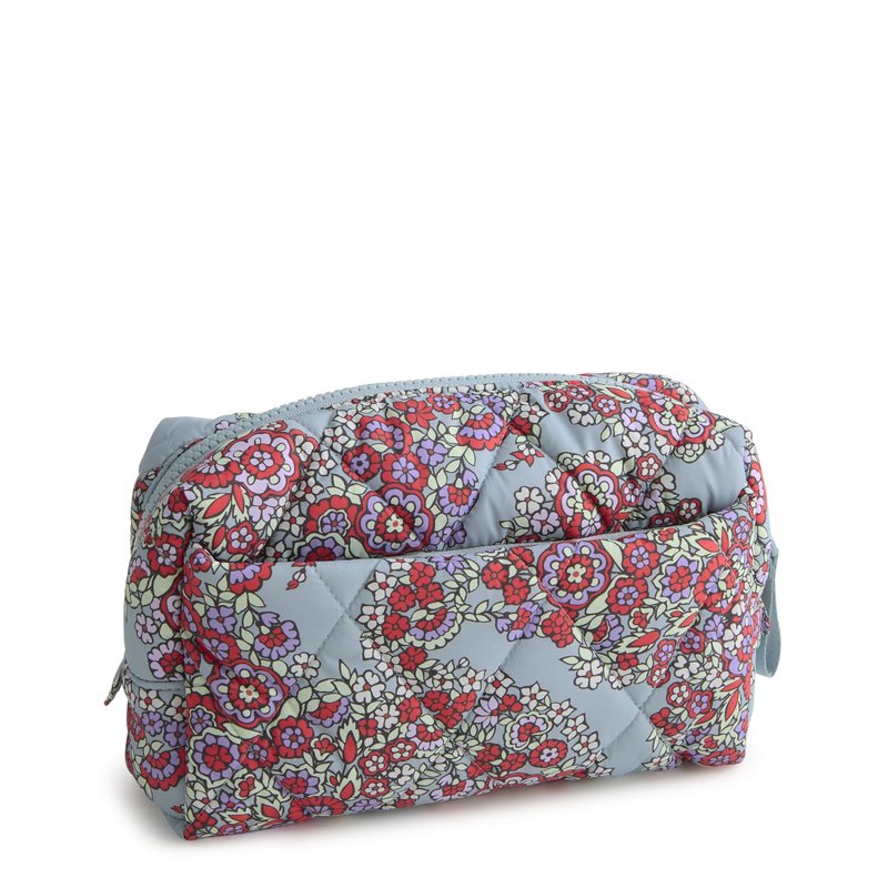 Featherweight Medium Cosmetic Makeup Bag, Paisley Bouquet, One Size