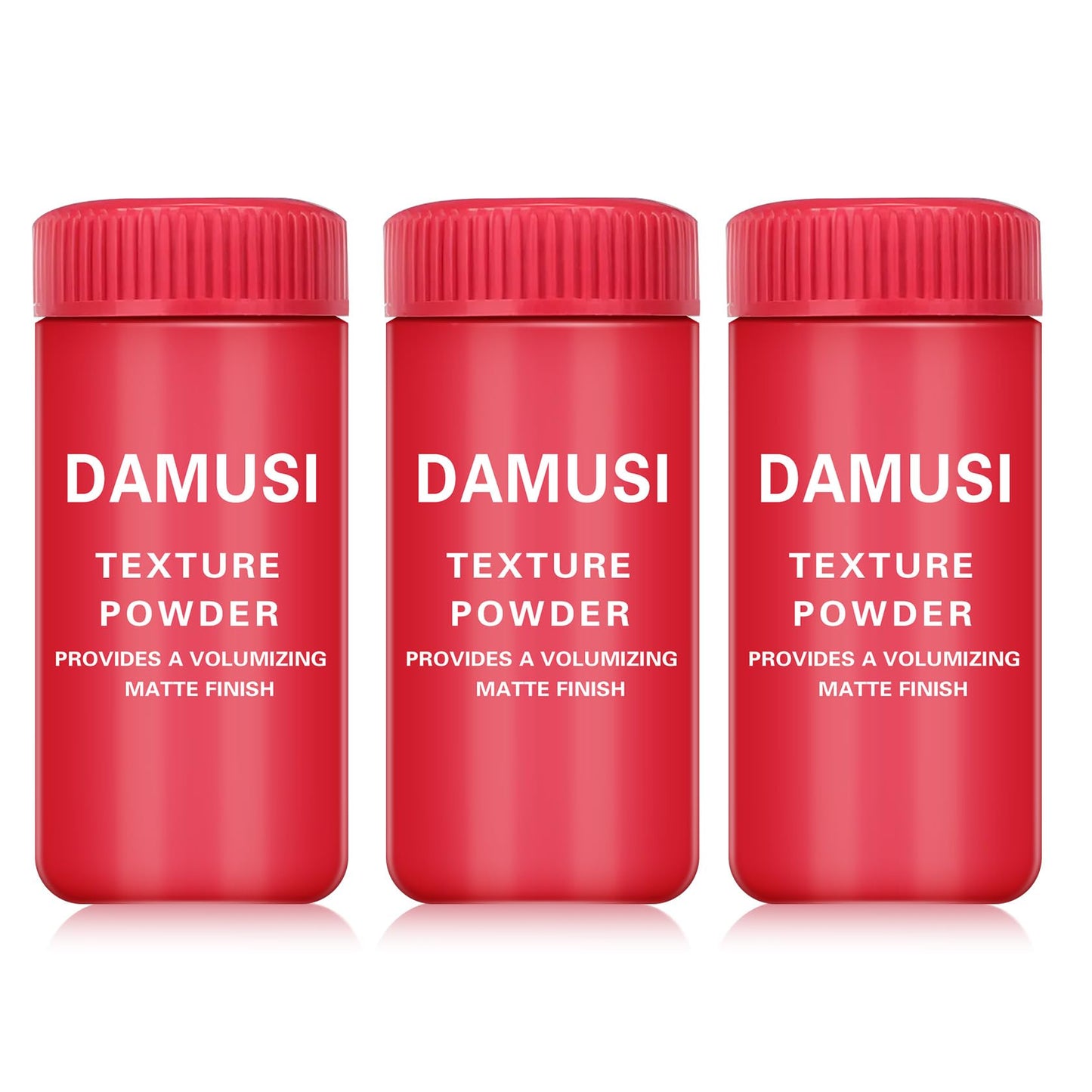 DAMUSI 3PCS Hair Texture Powder for Men,Fluffy Hair Powder for Women,Oil Control,Keep Soft All Day,Polvo Texturizador Para Cabello Hombre