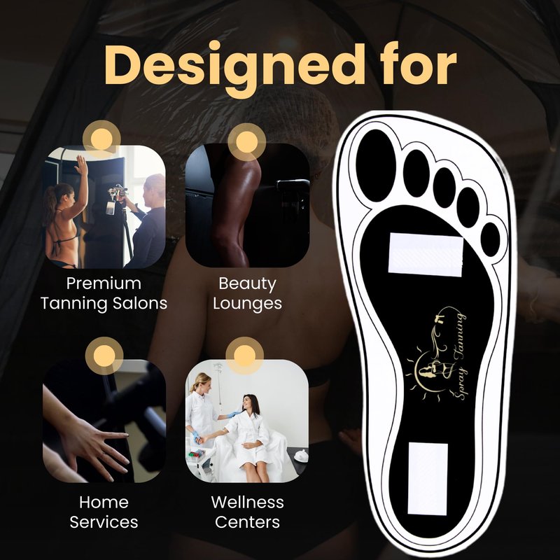 120Pairs(240Feets) Disposable Stick Spray Tanning Feet Pads Perfect for preventing spray tan solution,Deluxe & Hygienic Spray Tan Feet Pads-Ideal for Salons and Spas or Home,Easy to Apply